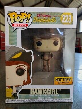 Funko Pop! DC Comics Bombshells Hawkgirl #223 Hot Topic Exclusive NIB